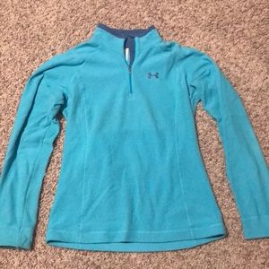 Size small under Armour blue 1/4 zip fleece